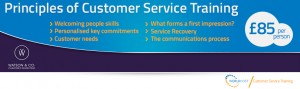 WorldHost Principles of Customer Service Training banner image for Watson & Co Chartered Marketing training course in Belfast August 2018