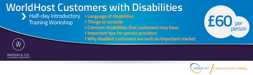 Customers with disabilities website banner