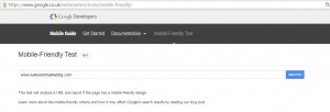 Mobile Friendly Test website