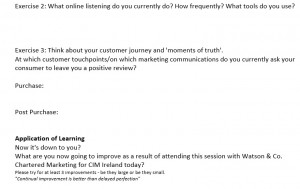 Practical Exercise 1 Recommended by Watson and Co Chartered Marketing for CIM Ireland Workshop Marketing Magic with online reviews Social Listening and Asking for Positive Online Reviews