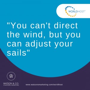 You can’t direct the wind, but you can adjust your sails