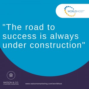 The road to success is always under construction