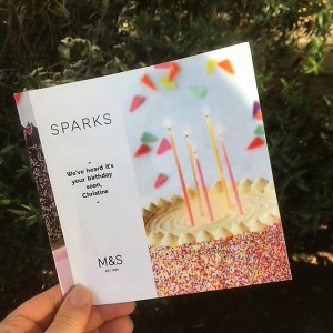 Postal marketing example from Marks and Spencer Sparks loyalty marketing programme 