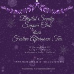 Digital Sanity Supper Club does Festive Afternoon Tea