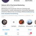 Watson & Co. Chartered Marketing Tuesday Tip: Go Review Your Instagram Bio