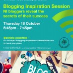 Libraries NI presents Blogging Inspiration Session – Thursday 18 October 2018